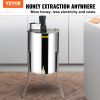 VEVOR Electric Honey Extractor, 4/8 Frames Honey Spinner Extractor, Stainless Steel Beekeeping Extraction