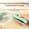 1pc Mini Bag Sealer, 2 In 1 Heat Sealer & Cutter, Battery Powered, Portable Handheld Bag Resealer, Vacuum Sealer, Saver Machine